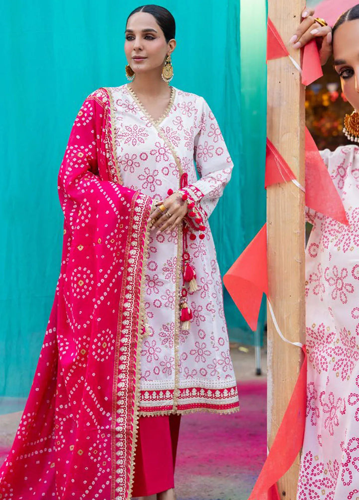 Gul Ahmed Printed Lawn Suits Unstitched 3 Piece GA25CH CL-52411 A - Summer Collection