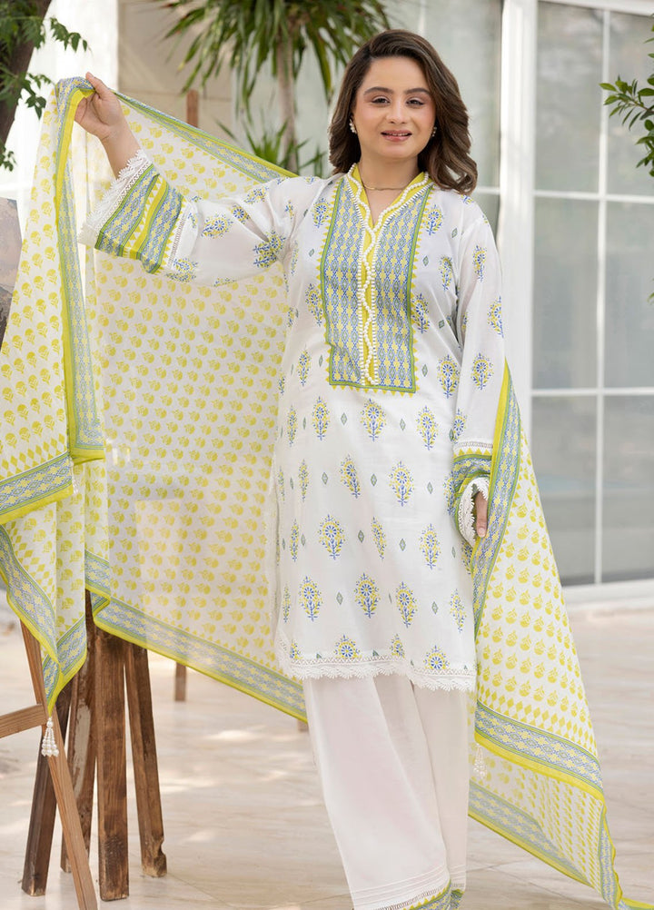Gul Ahmed Printed Lawn Unstitched Suits 3 Piece GA25MS CL-52665 - Summer Collection