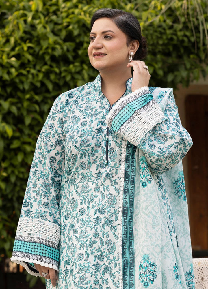 Gul Ahmed Printed Lawn Unstitched Suits 3 Piece GA25MS CL-52679 - Summer Collection