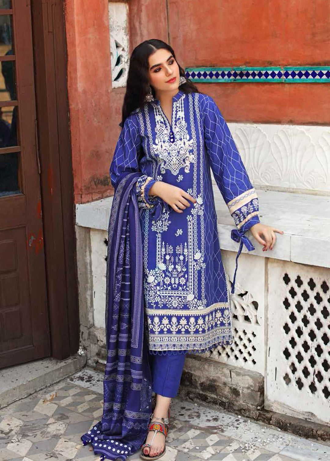 Pure Joy of Winter By Gul Ahmed Printed Khaddar Suits Unstitched 3 Piece GA22PJ PVS-12003 B - Winter Collection
