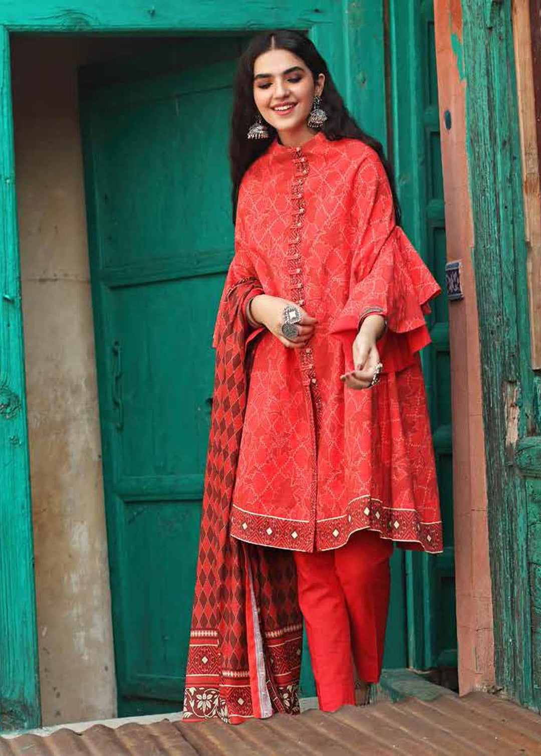 Pure Joy of Winter By Gul Ahmed Printed Khaddar Suits Unstitched 3 Piece GA22PJ PVS-12005 A - Winter Collection