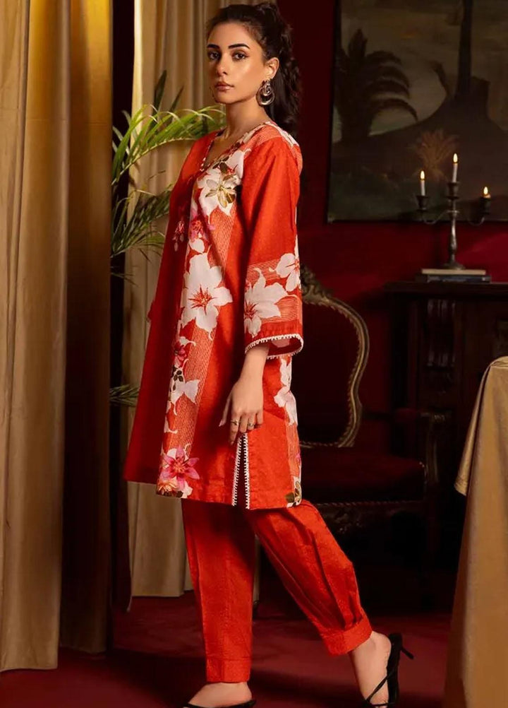 Gul Ahmed Printed Lawn Suits Unstitched 2 Piece GA24RC TL-42021 - Summer Collection