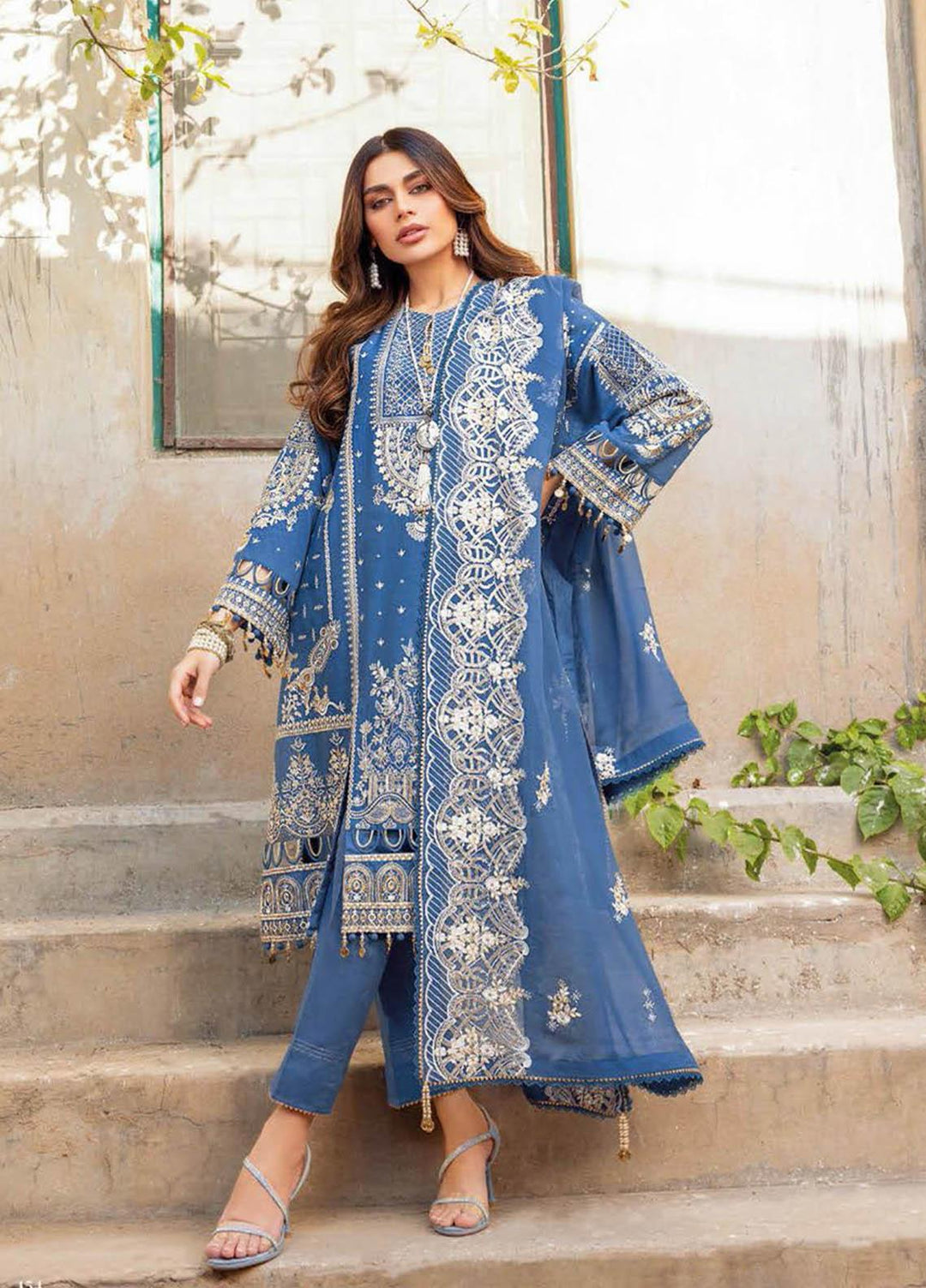 Gul Ahmed Embroidered Lawn Suits Unstitched 3 Piece GA23PS PM-22018 - Summer Collection