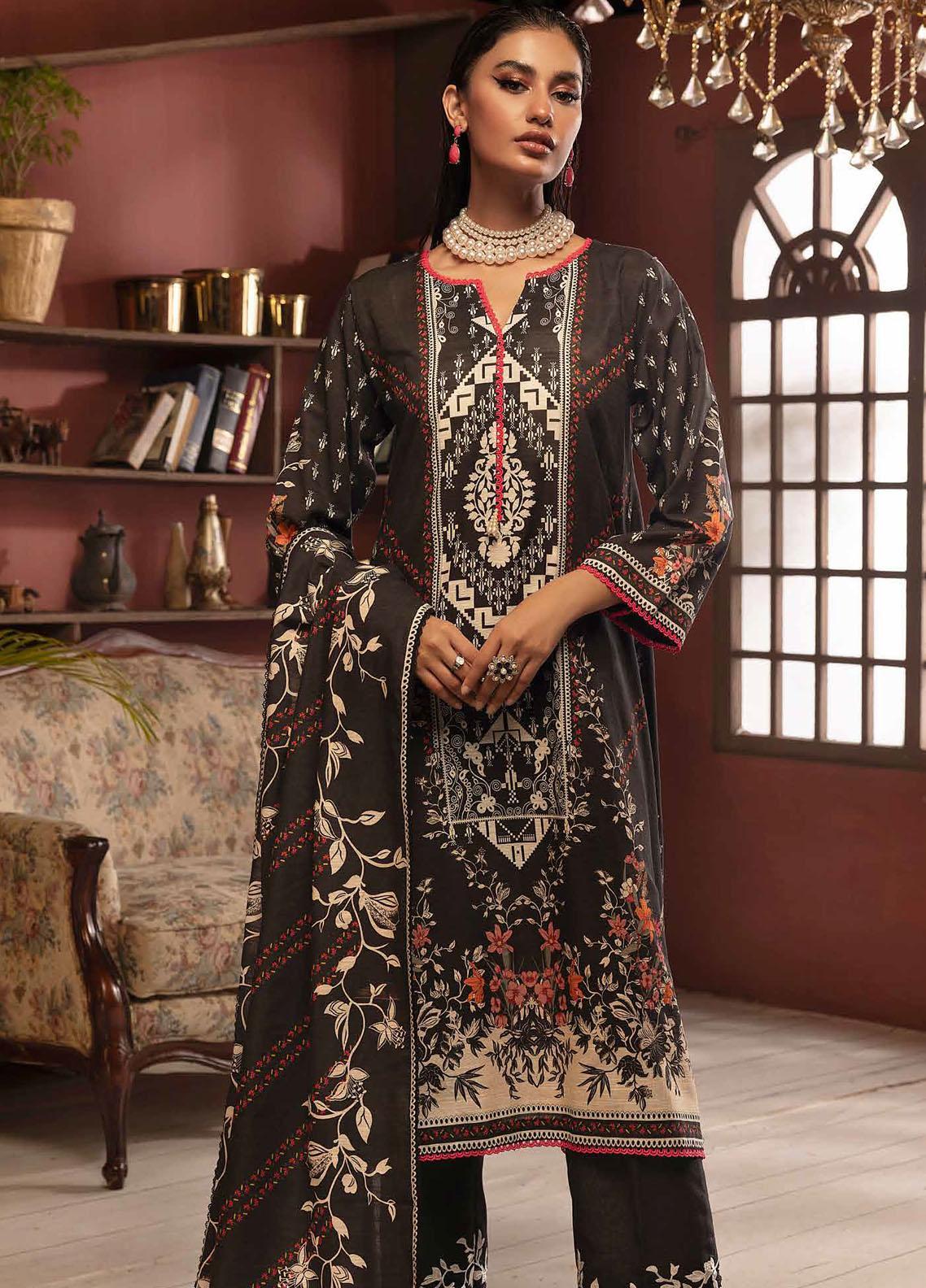 Glamour By Gul Ahmed Fancy Jacquard Suits Unstitched 3 Piece GA23WG MJ-32076 - Winter Collection