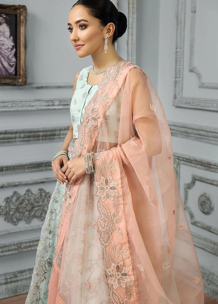 Gul Meera by House of Nawab Embroidered Organza Suits Unstitched 3 Piece HON21GM 02 MONIRA - Luxury Formals Collection