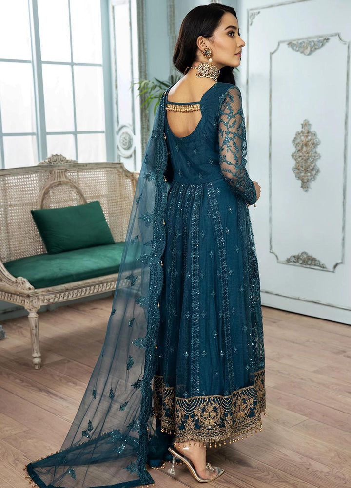 Gul Meera by House of Nawab Embroidered Net Suits Unstitched 3 Piece HON21GM 09 SABUHI - Luxury Formals Collection