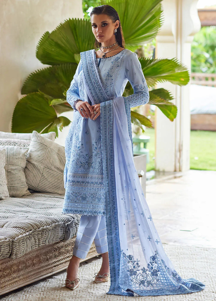 Gulaal Embroidered Lawn Suit Unstitched 3 Piece GL25LL D-10 Azalea - Summer Collection