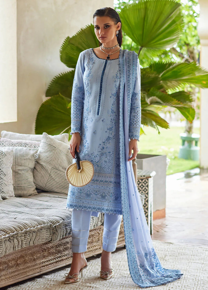 Gulaal Embroidered Lawn Suit Unstitched 3 Piece GL25LL D-10 Azalea - Summer Collection