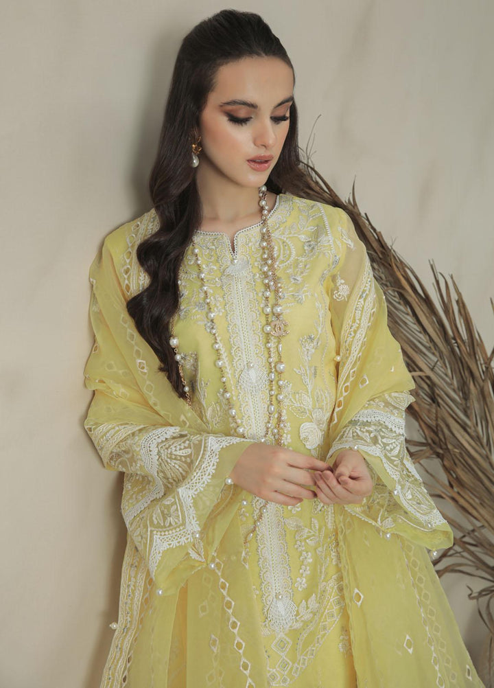 Gulaal Pret Embroidered Organza 3 Piece Suit GL22EP Nima