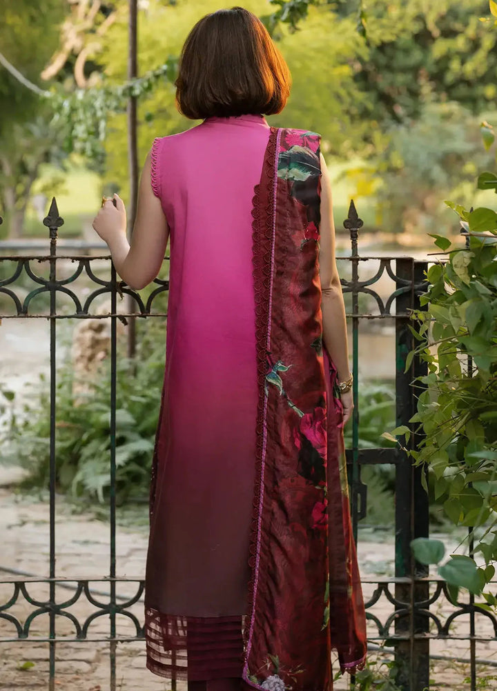 Gulkari by Asifa and Nabeel Chikankari Lawn Suit Unstitched 3 Piece AN25G GKL-13 Sunkissed Garden - Summer Collection