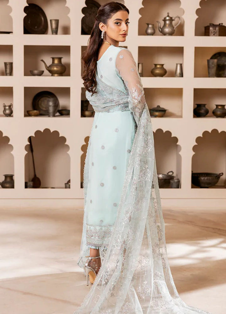 Gulmira By House Of Nawab Embroidered Net Suits Unstitched 3 Piece HON24G4 D-03 Tabsira - Luxury Collection