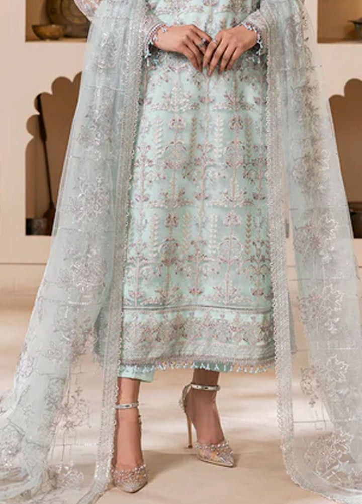 Gulmira By House Of Nawab Embroidered Net Suits Unstitched 3 Piece HON24G4 D-03 Tabsira - Luxury Collection