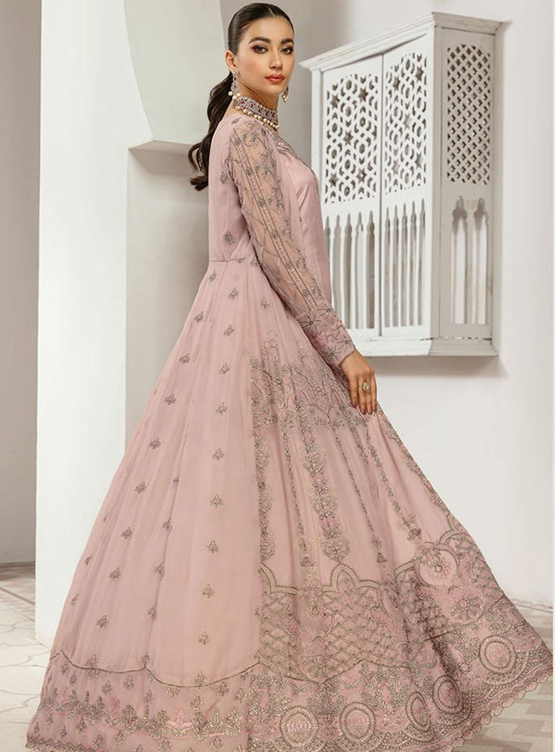 Gulmira By House of Nawab Embroidered Chiffon Suits Unstitched 3 Piece HON22-G2 05 Hayal - Luxury Collection