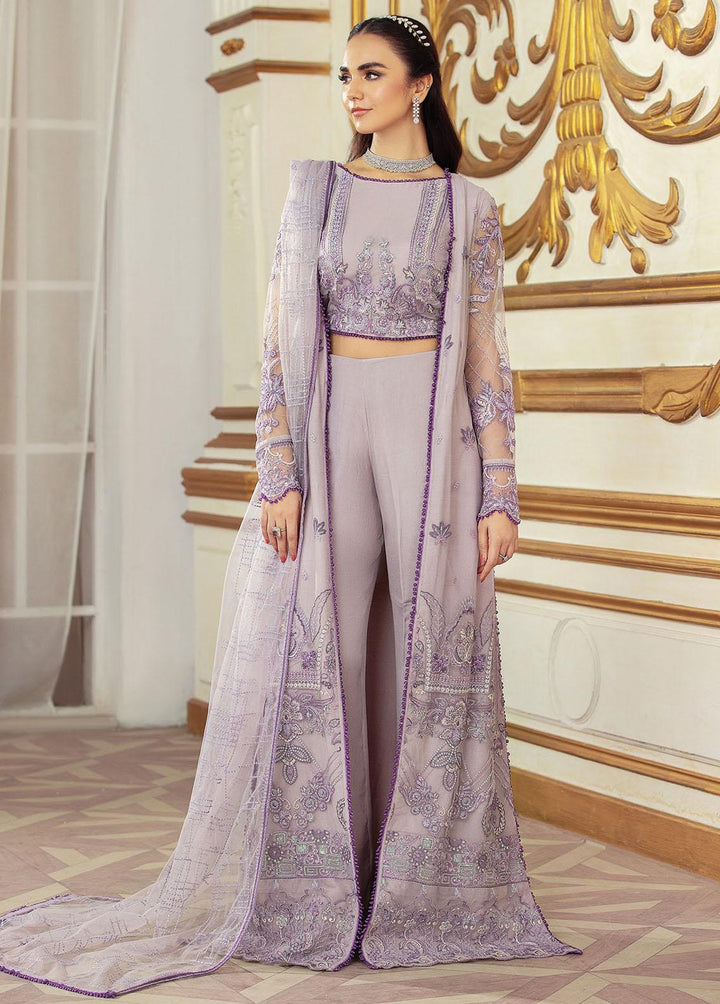 Gulmira By House of Nawab Embroidered Net Suits Unstitched 3 Piece HON23G3 D-06 Tanaz - Luxury Collection