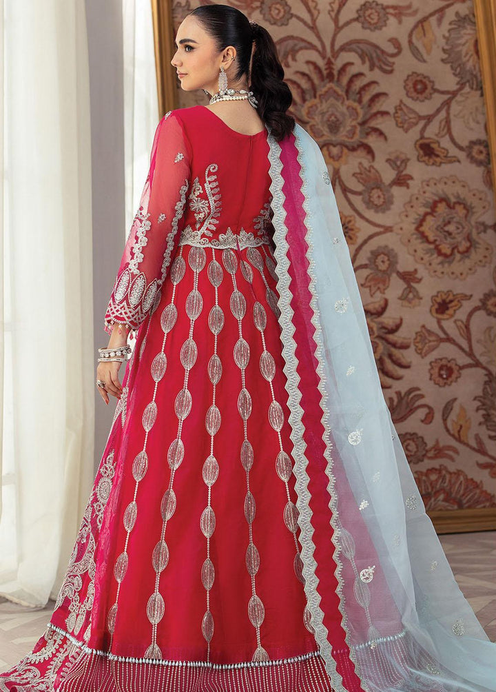 Gulmira By House of Nawab Embroidered Organza Suits Unstitched 3 Piece HON23G3 D-07 Taeen - Luxury Collection