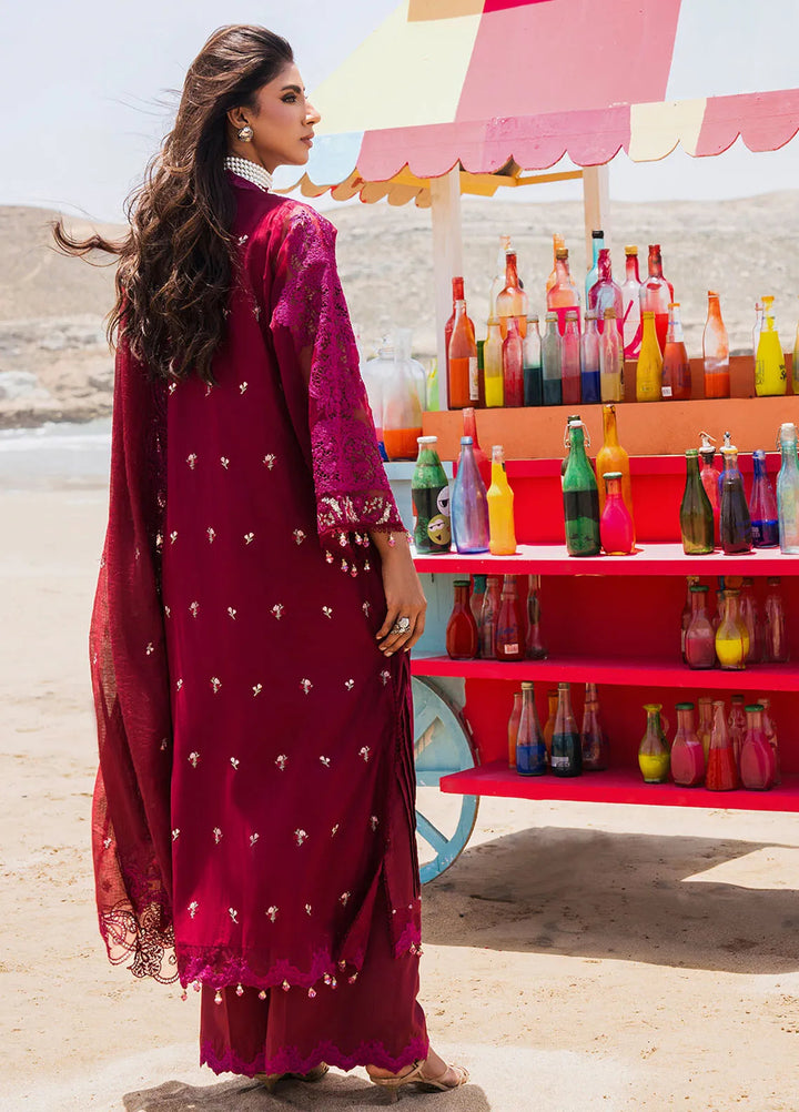 Hai Kuch By Elaf Embroidered Lawn Suit Unstitched 3 Piece EF24HK EHK-1B Gulzar - Festive Collection