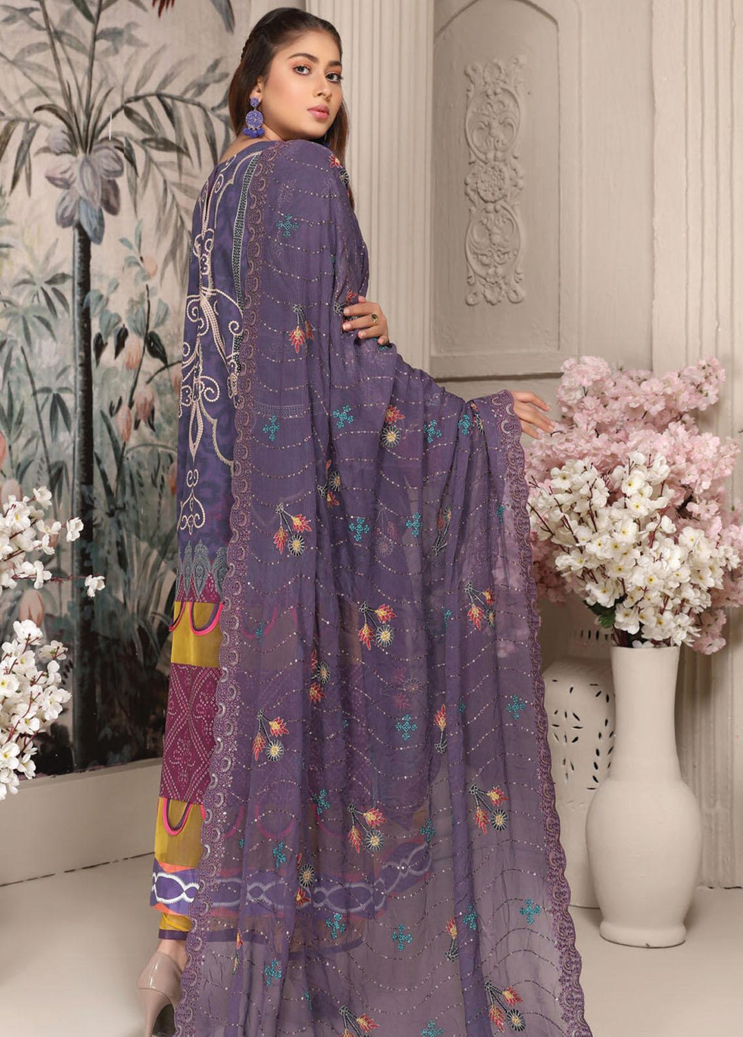 Haniya By Aalaya Embroidered Lawn Suits Unstitched 3 Piece ALY22L 07 - Summer Collection