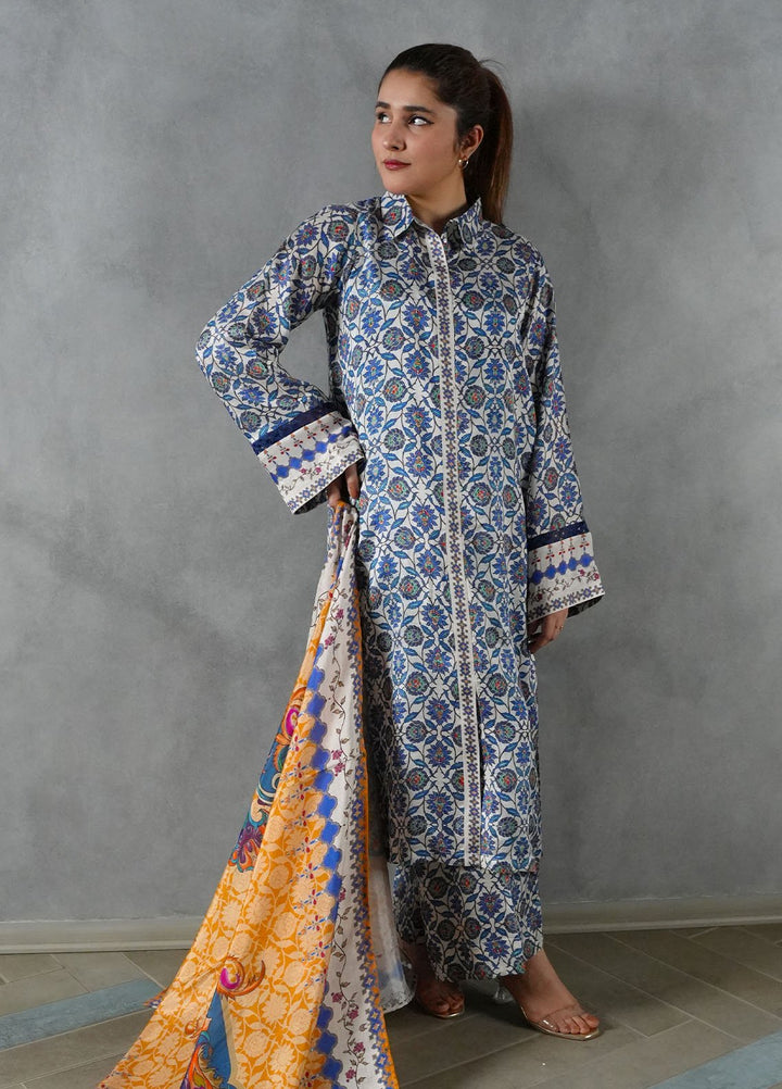 Heritage Hues by Grape Drape Pret Printed Crepe Lawn 3 Piece Suit Zayra