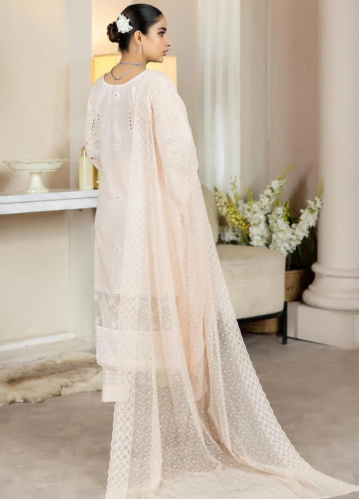 Haseen By Noorma Kaamal Embroidered Chikankari Lawn Suits Unstitched 3 Piece NK23H NK-C2-11 - Luxury Collection