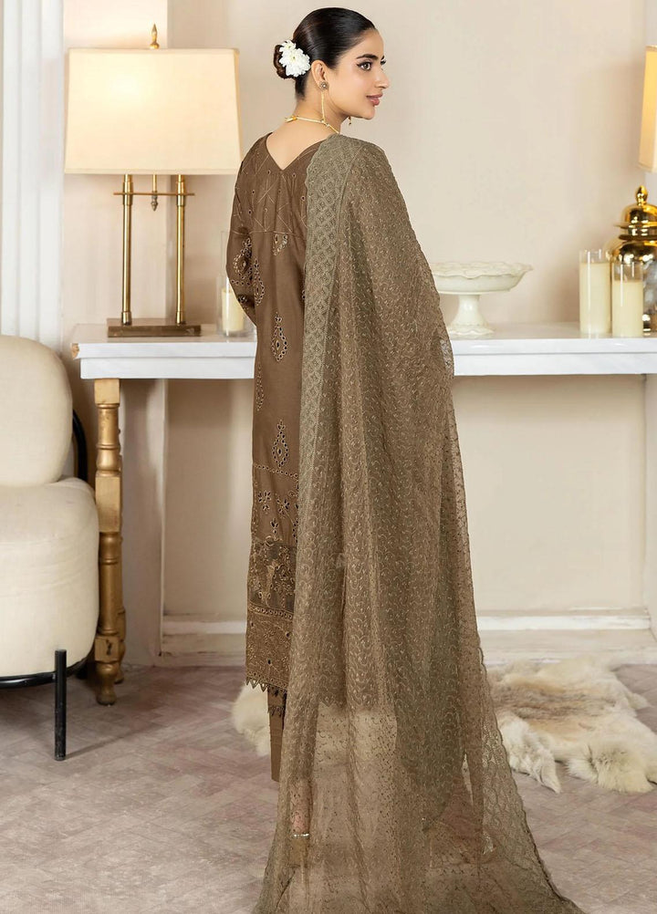 Haseen By Noorma Kaamal Embroidered Chikankari Lawn Suits Unstitched 3 Piece NK23H NK-C2-12 - Luxury Collection