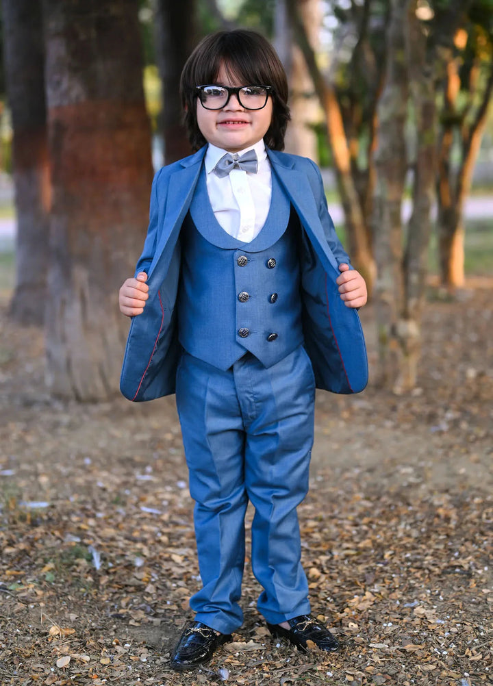 Hassan Jee Pret Kids Cotton 5 Piece Suit CPS 003