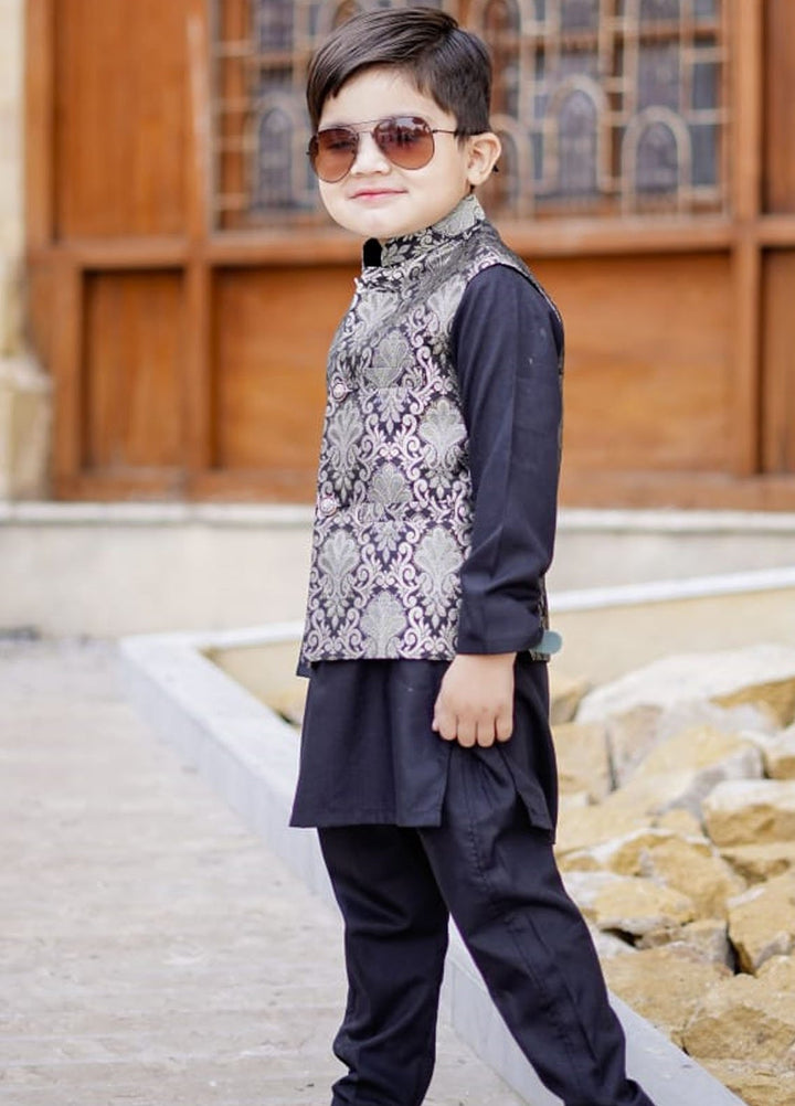 Hassan Jee Pret Plain Wash N Wear 3 Piece Suit WKS 016