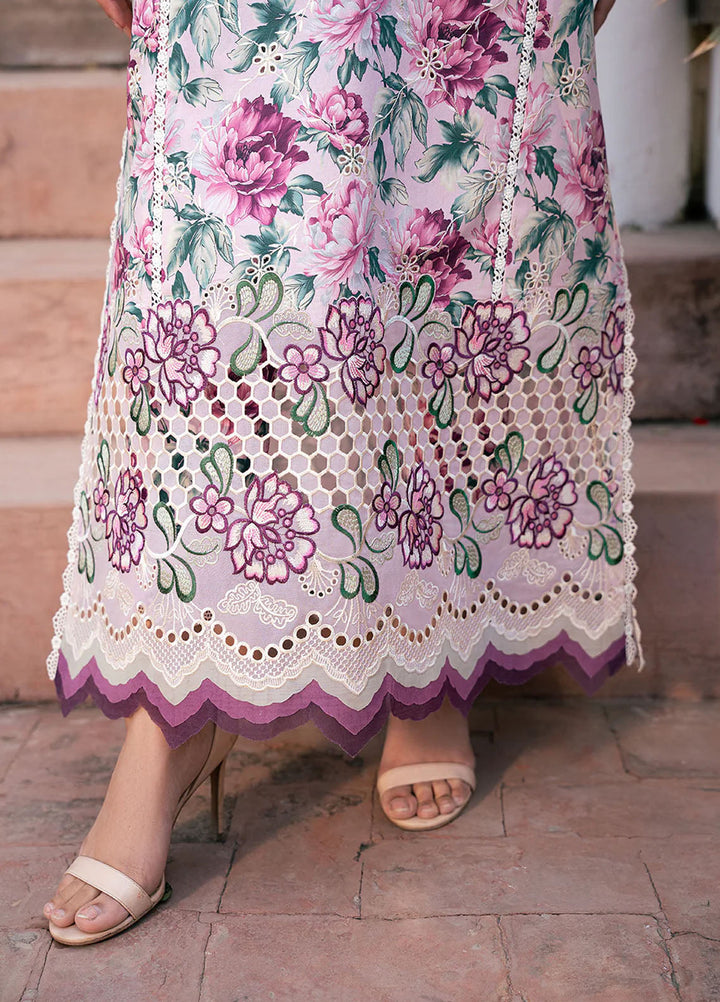 Hazel by Bin Ilyas Embroidered Lawn Suits Unstitched 3 Piece BI25HZ 2075A - Summer Collection