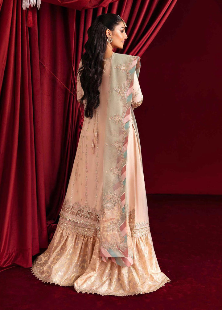 Heer Ranjha By Qalamkar Embroidered Jacquard Suits Unstitched 3 Piece QLM23HR Meher - Luxury Formal Collection