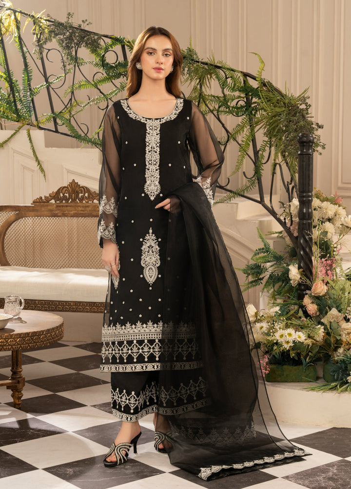 HEM Pret Embroidered Organza 3 Piece Suit Zeenat