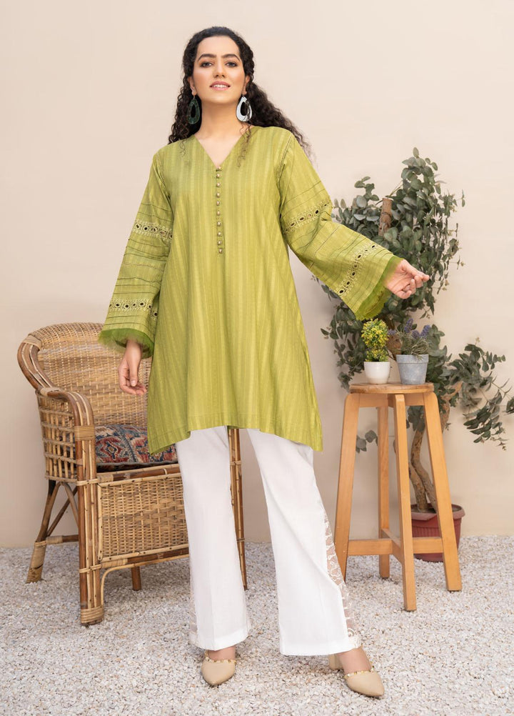 HemStitch Casual Pret  Lawn Kurti HS22BL Mawara