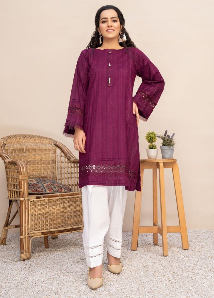HemStitch Casual Pret  Lawn Kurti HS22BL Ammarah
