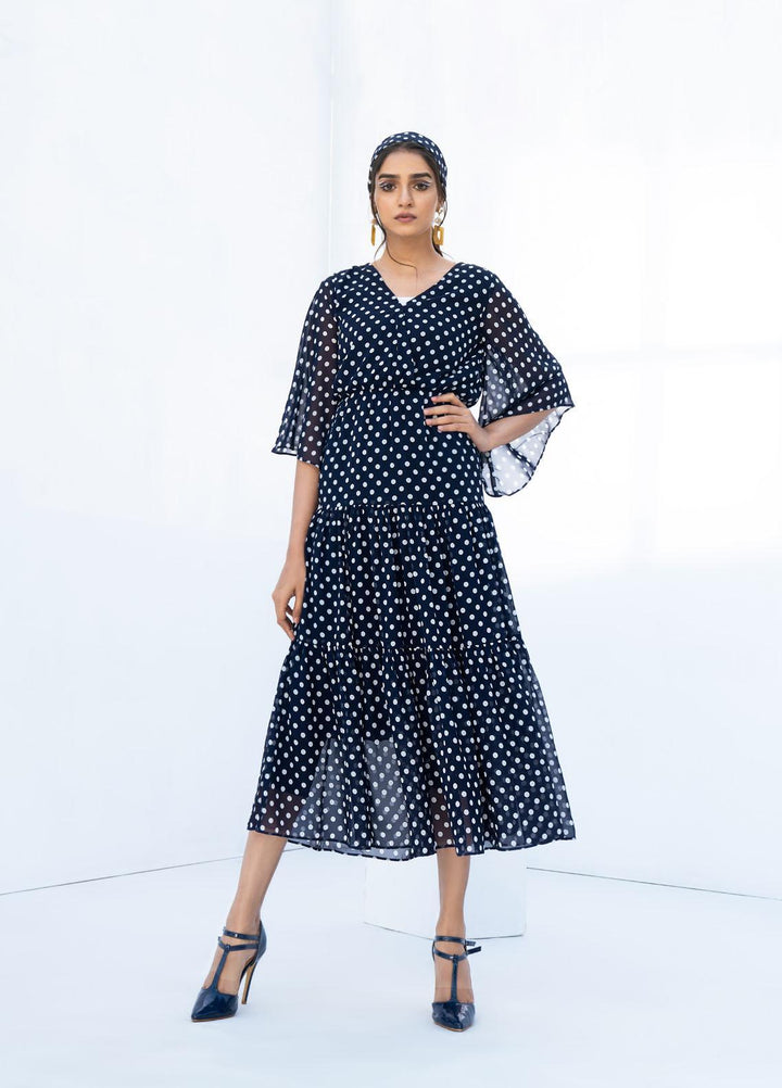 HemStitch Western Wear  Georgette 1 Piece Dress HS22WR Stella