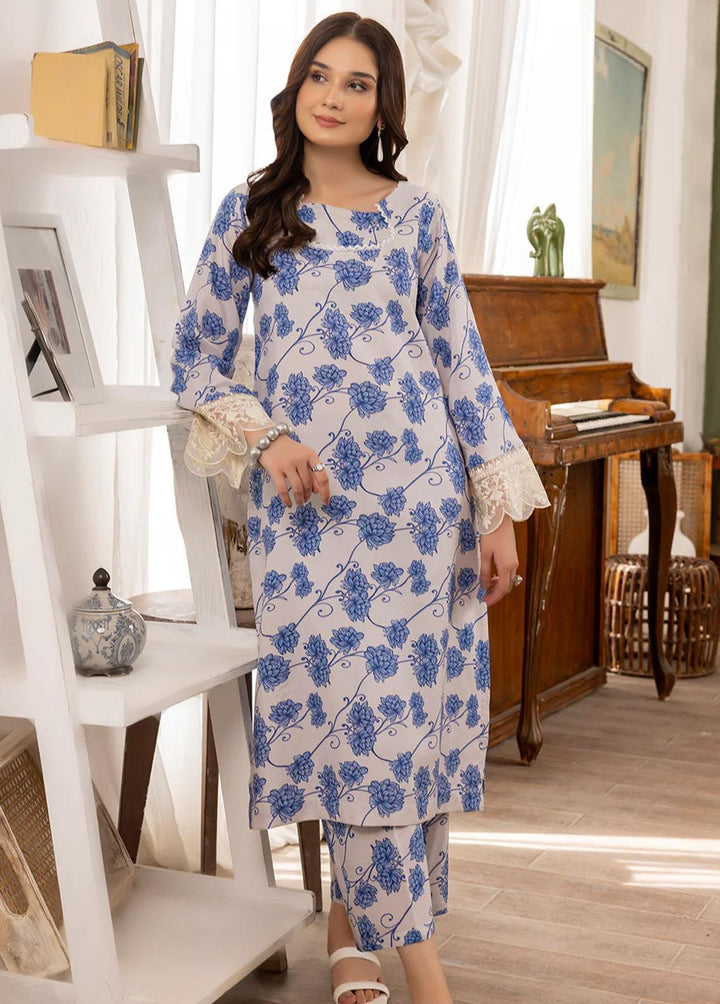 Esra Fashion Pret Casual Viscose 2 Piece Suit HDW-23-01