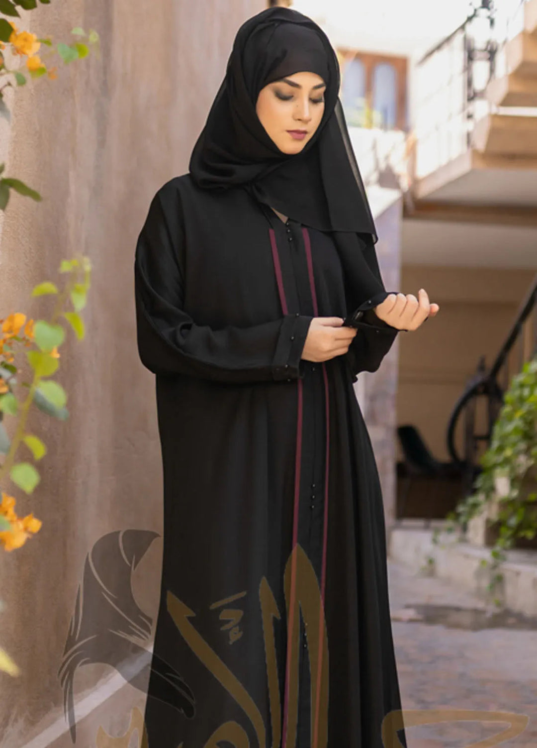 Hijab ul Ameer Pret Casual Abaya Abaya JS-818