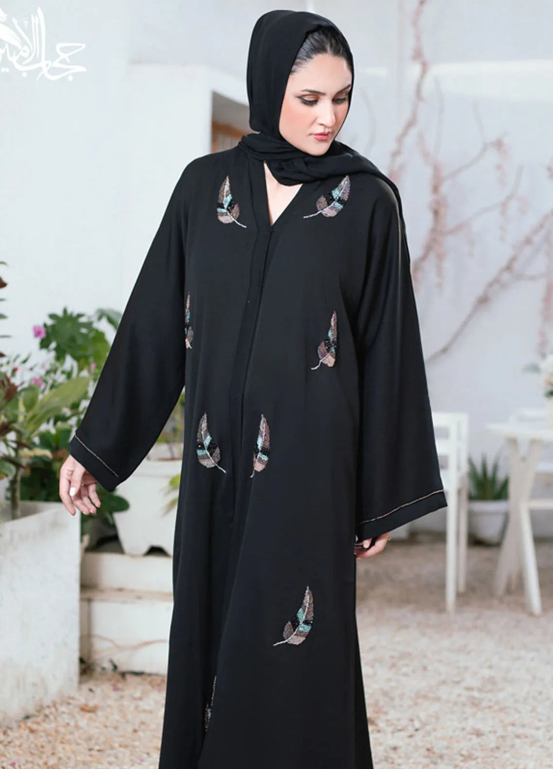 Hijab ul Ameer Pret Casual  Abaya Floral