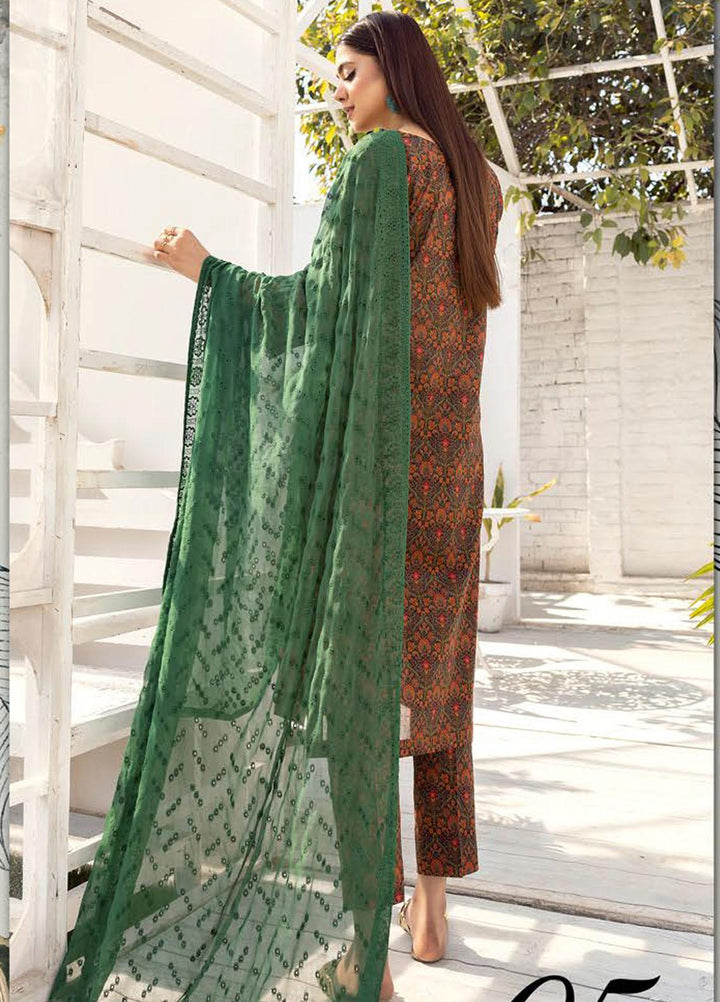 Husn-E-Jahan By Aalaya Printed Lawn Suits Unstitched 3 Piece ALY23HJ D-05 - Summer Collection