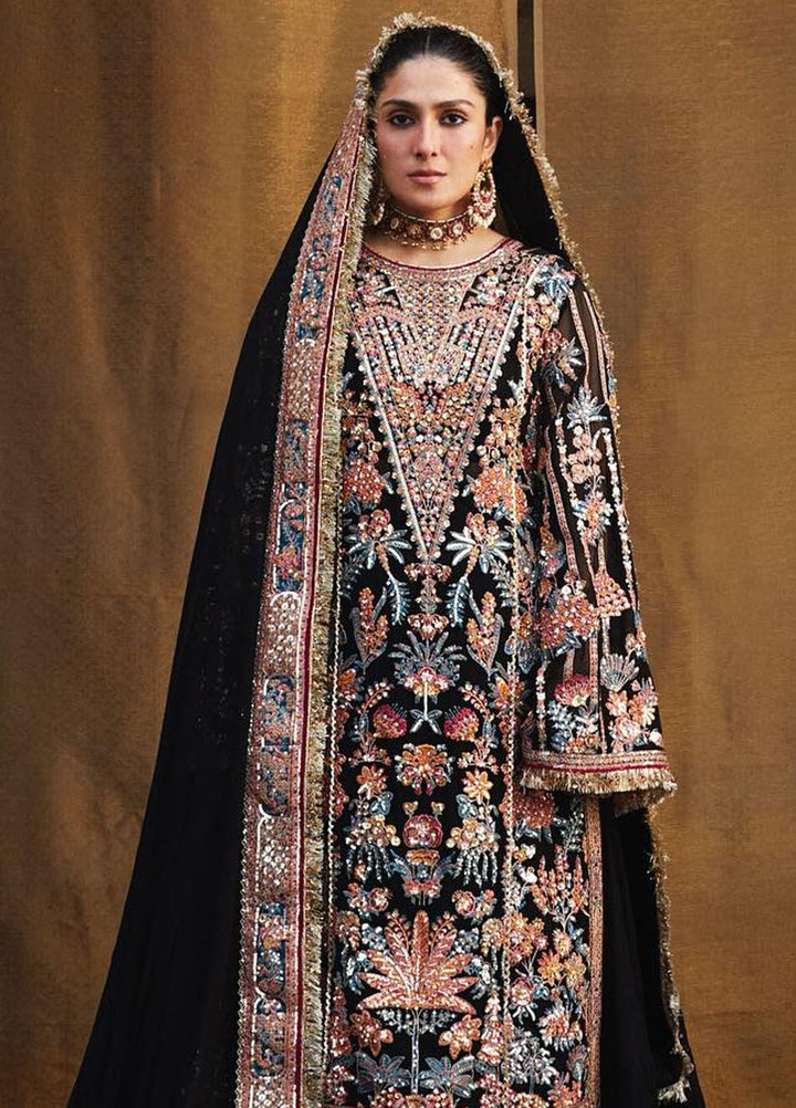 Hussain Rehar Embroidered Chiffon Suits Unstitched 3 Piece HRR24LF Tamam - Luxury Collection