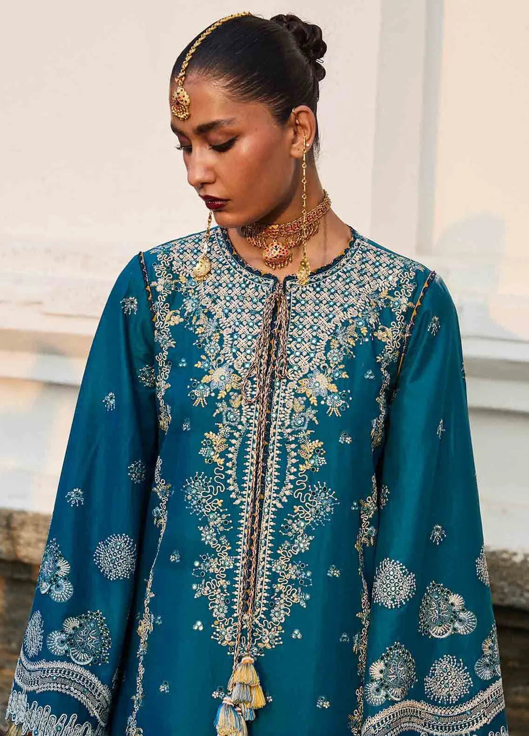 Hussain Rehar Embroidered Lawn Suit Unstitched 3 Piece HRR25LL D-06 Eupic - Summer Collection