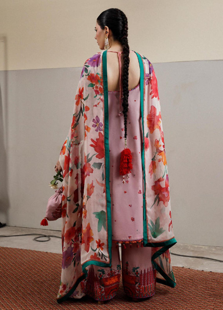 Hussain Rehar Embroidered Lawn Suits Unstitched 3 Piece HRR23FE Paeonia - Spring / Summer Collection