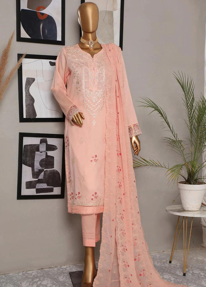 HZ Textiles Embroidered Jacquard Suits Unstitched 3 Piece HZ23DJ DJ-03 - Summer Collection