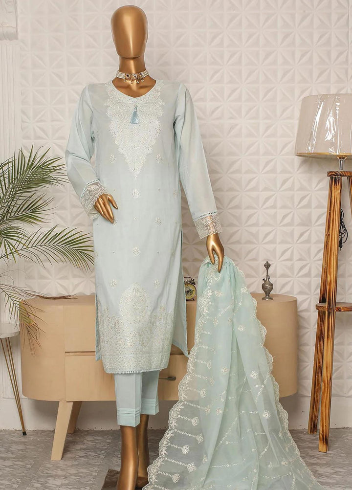 HZ Textiles Embroidered Jacquard Suits Unstitched 3 Piece HZ23DJ DJ-10 - Summer Collection