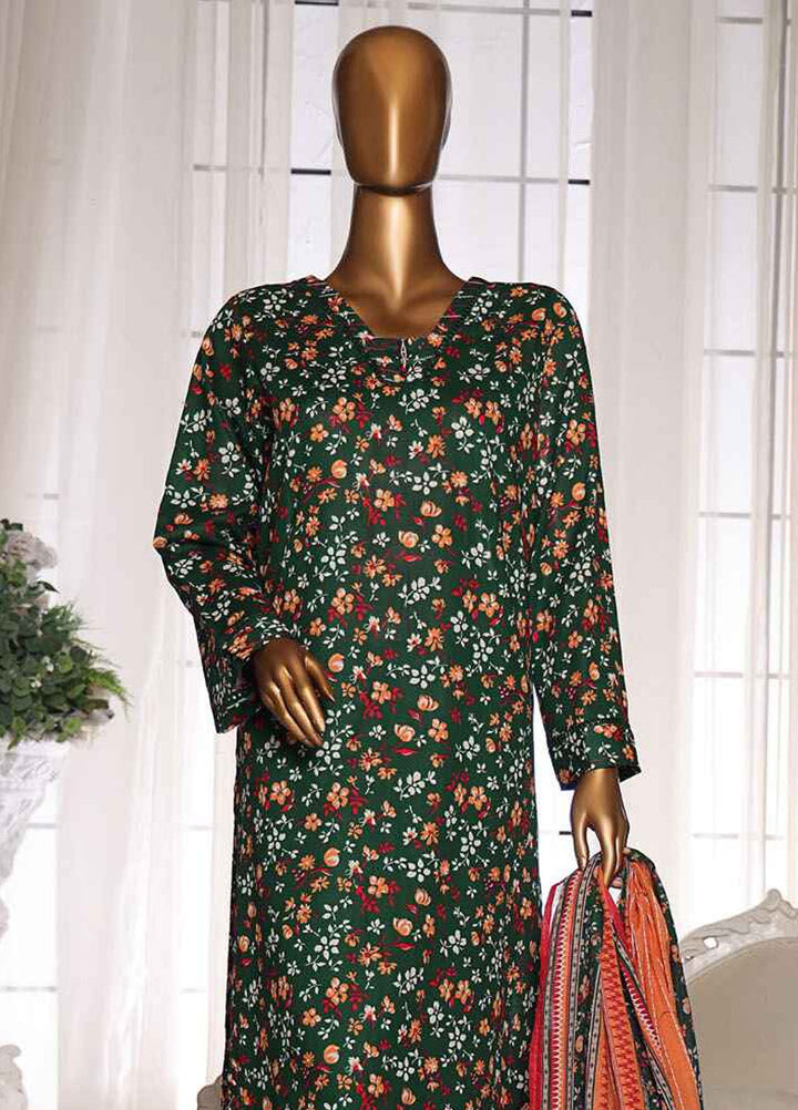 HZ Textiles Printed Lawn Suits Unstitched 3 Piece HZ25OL OC-01 - Summer Collection