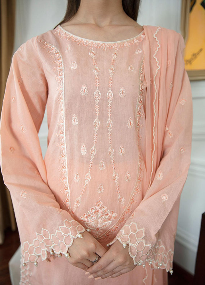 ILAHA Luxury Pret  Cotton 3 Piece Suit IL006