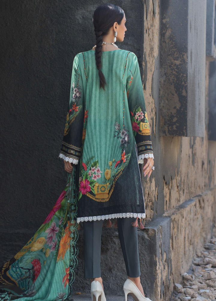 Regalia Textiles Embroidered Lawn Suits Unstitched 3 Piece RG21IN D-08 - Summer Collection