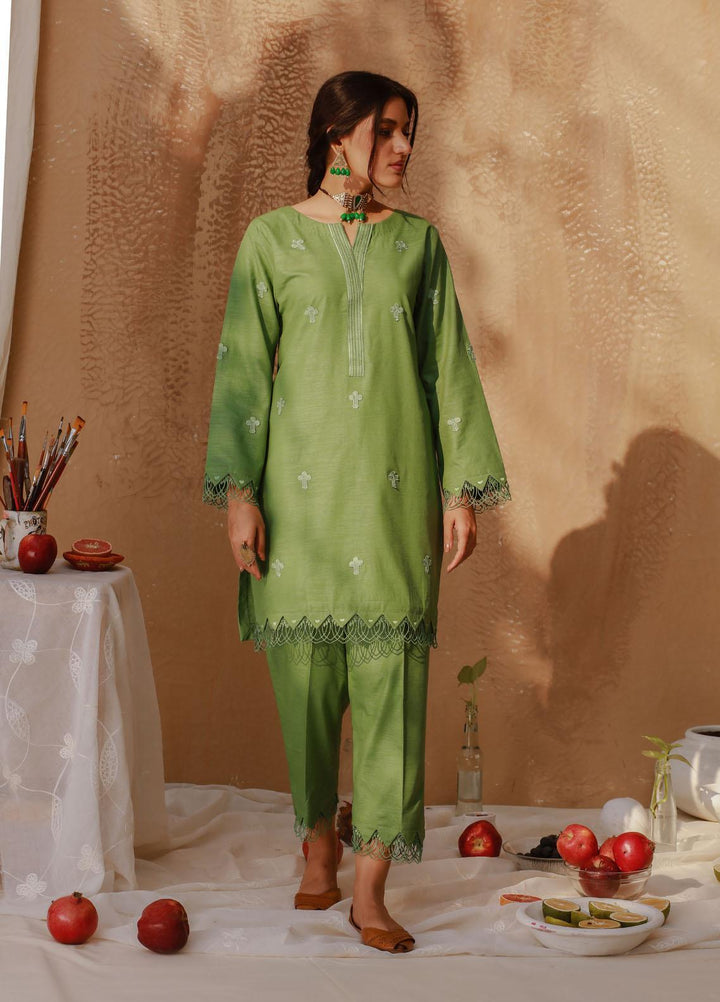 Soffio Casual Pret  Khaddar 2 Piece Suit SPK7014MG