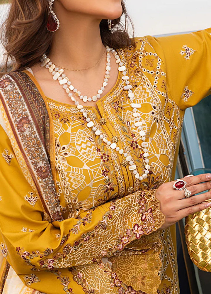 Imrozia Premium Pret Embroidered Cotton 3 Piece Suit IP-125 Hina