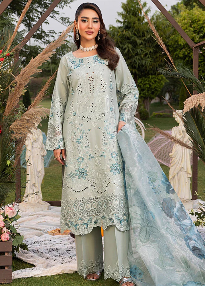 Imrozia Premium Pret Embroidered Cotton 3 Piece Suit IP-126 Sarah