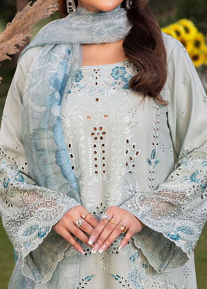 Imrozia Premium Pret Embroidered Cotton 3 Piece Suit IP-126 Sarah