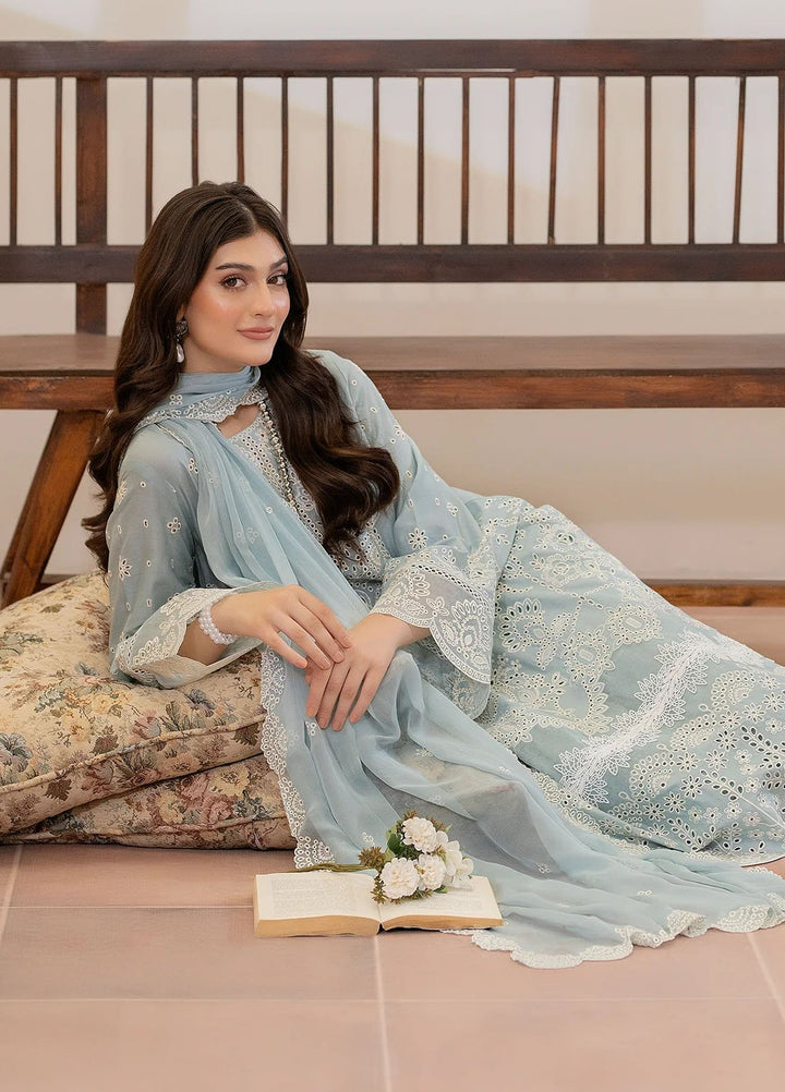 Imrozia Premium Pret Embroidered Lawn 3 Piece Suit IP-136 Tabeer