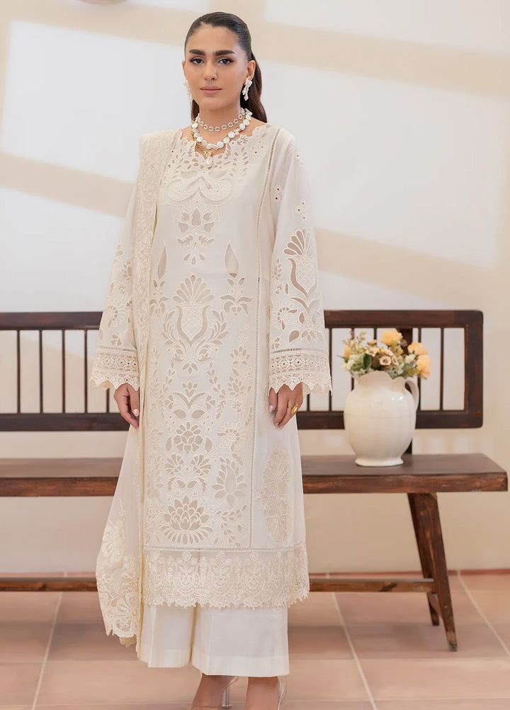 Imrozia Premium Pret Embroidered Lawn 3 Piece Suit IP-144 Afshan